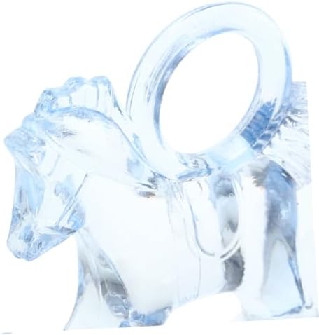 24pcs Acrylic Rocking Horse Decorations for Baby Shower
