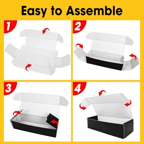 AZEN 12 Pack Card Storage Box for Trading Cards