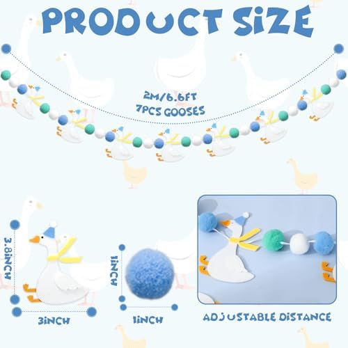 Silly Goose Birthday Banner Decorations for Boys