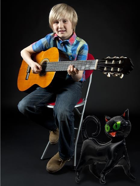 3pcs Black Cat Balloon 3D Standing for Party Decorations