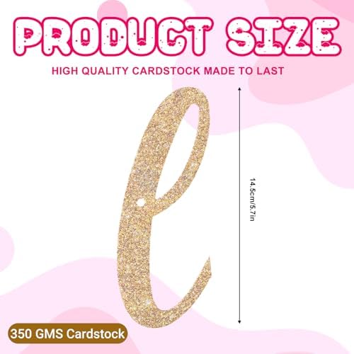 Sparkling Gold Glitter Bridal Shower Banner Reusable Engagement Sign