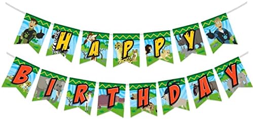 Treasures Gifted Wild Kratts Birthday Banner