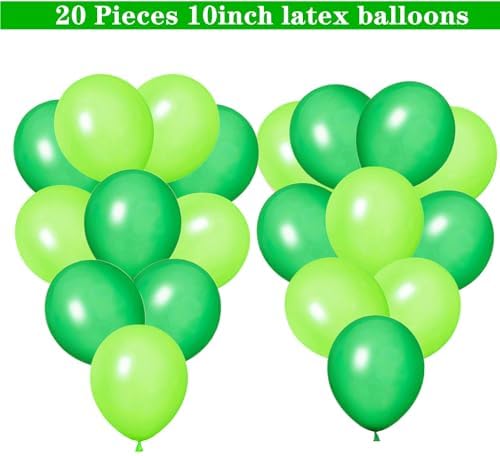 Golf Party Decorations Green Balloons Banner Set