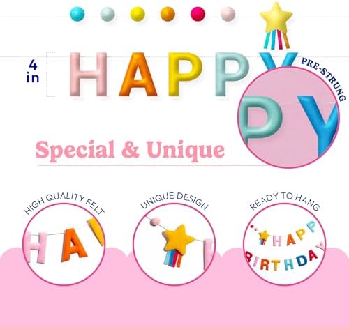 HOUSE OF PARTY Happy Birthday Banner