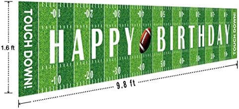 Large Football Birthday Yard Sign Banner 98x16ft