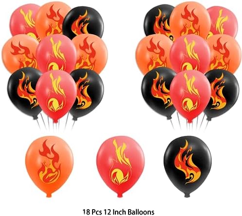 Firefighter Birthday Party Decorations Set