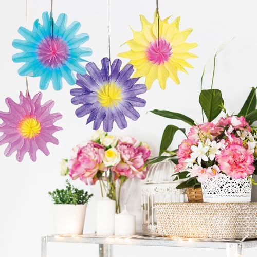 Fun Express Tissue Flower Decorations 12 Pieces