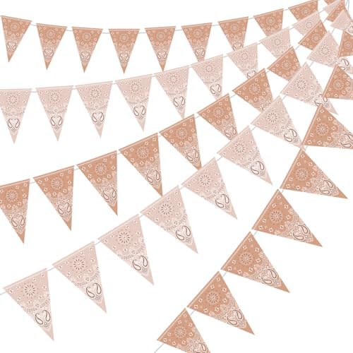5 Pack Western Cowboy Party Decorations Banners
