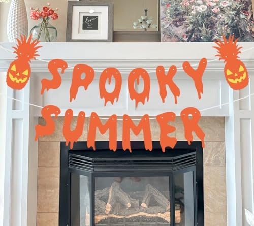 Spooky Summer Halloween Party Banner Decorations