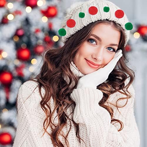 Lusy DM 1200 Piece Christmas Pom Poms Set