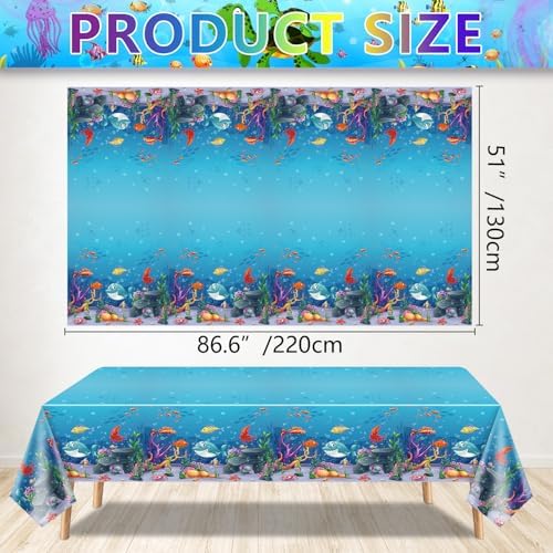 246 Pack Under the Sea Party Supplies Set for 20 Guests