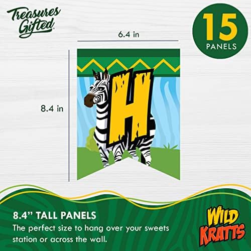 Treasures Gifted Wild Kratts Birthday Banner