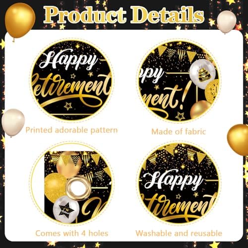 Happy Retirement Party Decorations Set