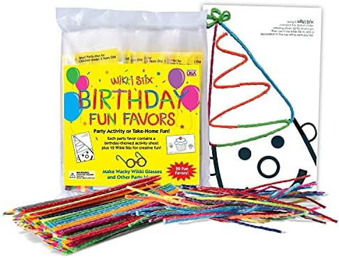 WikkiStix Birthday Fun Favors Pack of 20