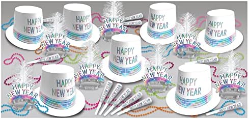 Beistle 50-Person New Years Eve Party Pack