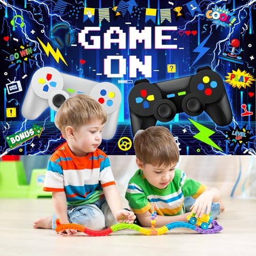 Avezano Video Game Birthday Party Banner for Kids 6x36 ft
