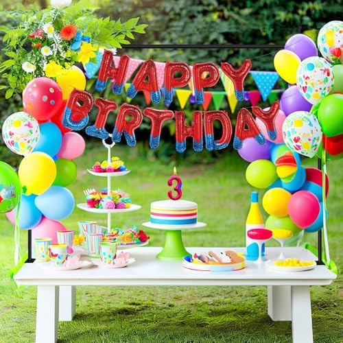 Spider Themed Birthday Banner and Candle Set