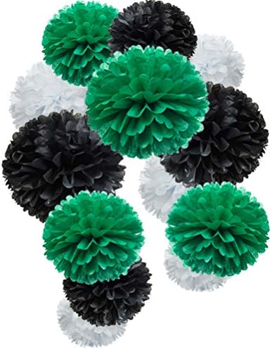 MOWO Paper Flower Tissue Pom Poms 12pc Set