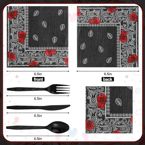 244 Pcs Early 2000s Cholo Gangsta Party Tableware Set