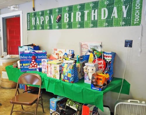 Large Football Birthday Yard Sign Banner 98x16ft