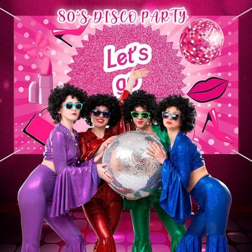 Pink Lets Go Party Banner 6x36ft Decorations