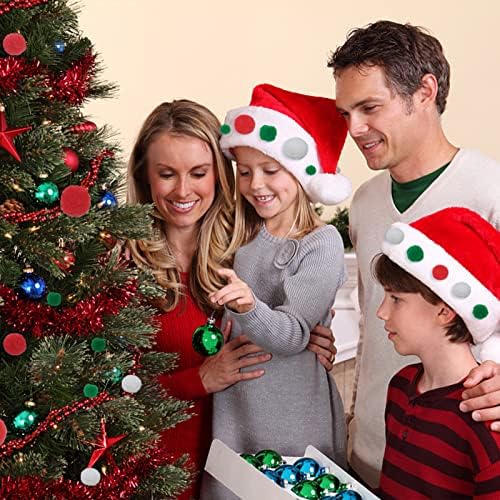 Lusy DM 1200 Piece Christmas Pom Poms Set