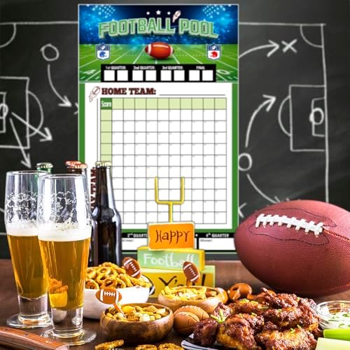 OHOME Football Party Decorations 2 Pack Pool Poster