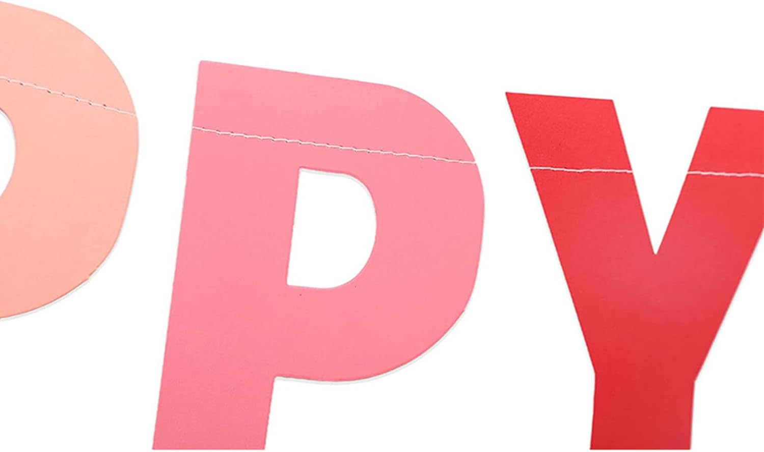 MEETINGU Happy Birthday Banner with Rainbow Design