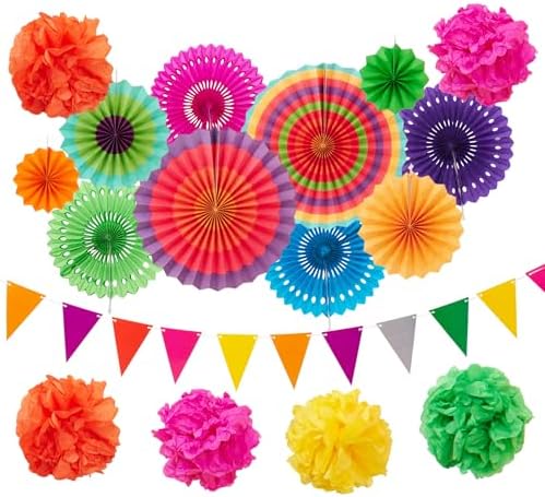 Neliblu 21 Piece Hanging Party Decor Kit