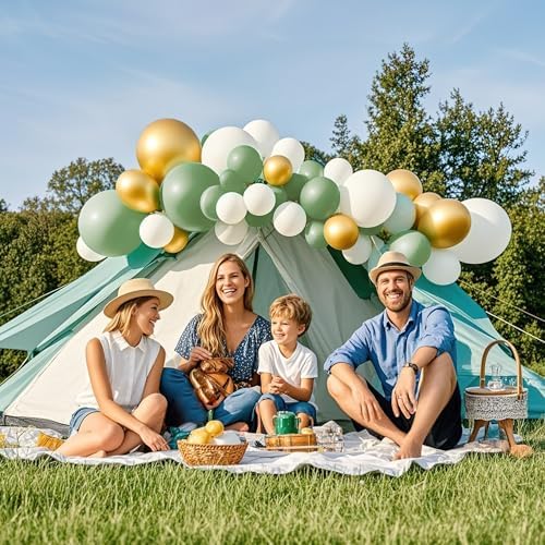 KAWKALSH Balloon Garland Arch Kit 146Pcs