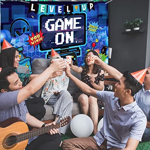 Blulu Video Game Party Decor Banner for Game Lovers