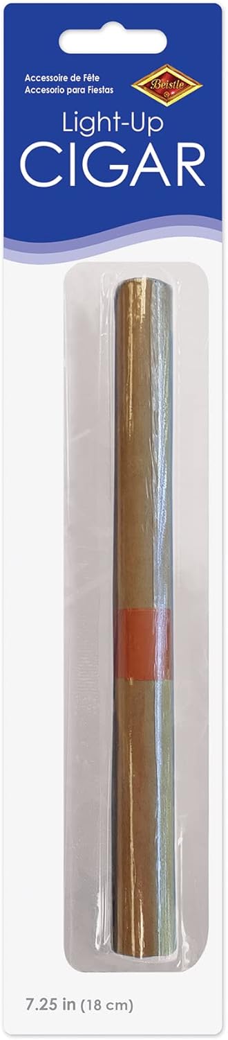 Beistle Light Up Cigar Brown 725 Inch
