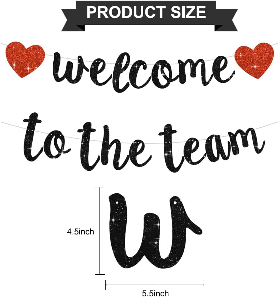 BEISHIDA Welcome to the Team Banner Office Party Decoration