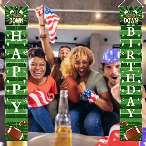 Batiyeer Football Birthday Decor Banner Sign