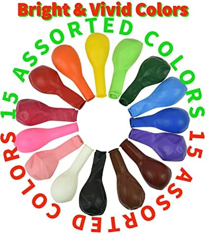QRabbit 100 Pack 12 Inch Party Balloons