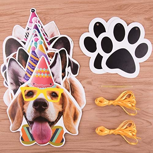 Duufin Dog Birthday Banner Set 15 Pieces