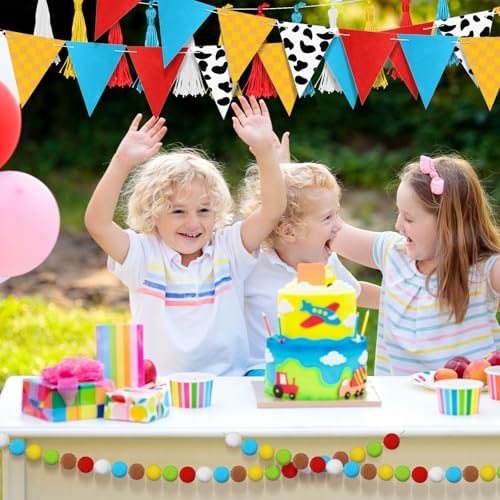 5 Pcs Cartoon Story Party Decorations 98 ft Garland