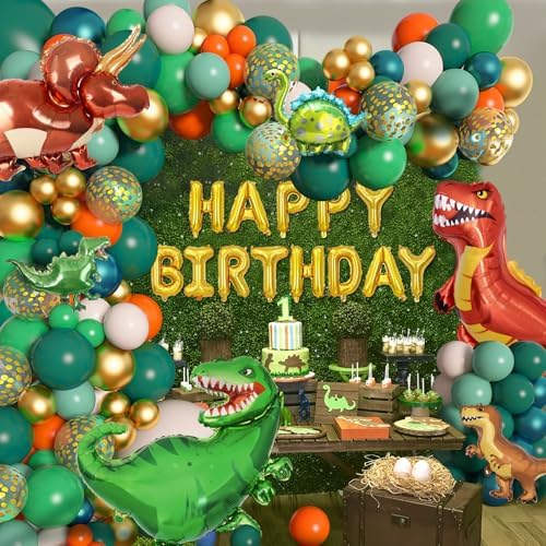 Amandir Dinosaur Balloon Garland Kit 165Pcs