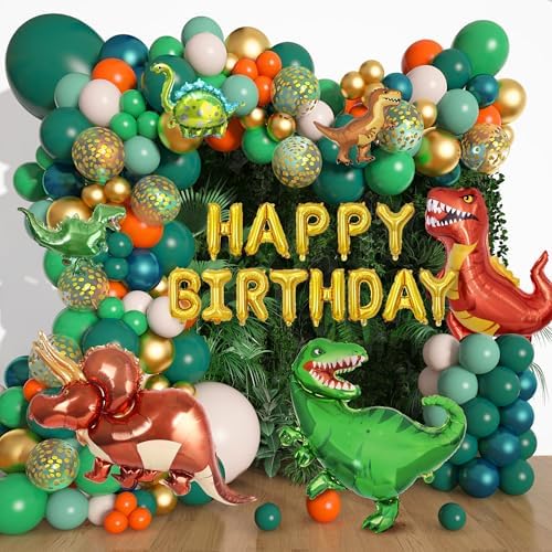 Amandir Dinosaur Balloon Garland Kit 165Pcs