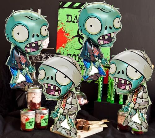Jumbo 4Pcs 36 Inch Zombie Balloons for Party Decor