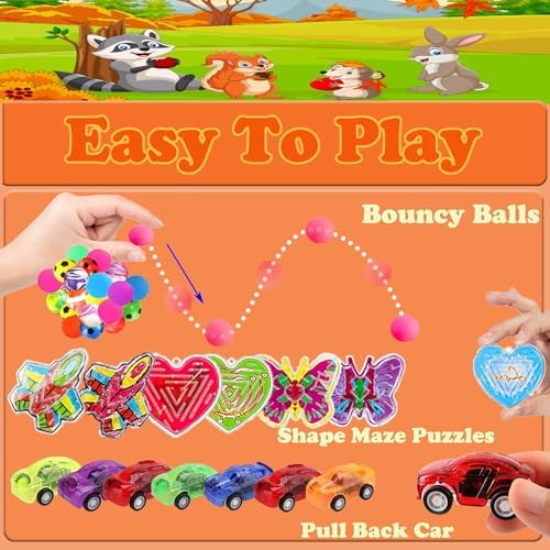 YOAUSHY 114 Pcs Party Favs for Kids 4-8