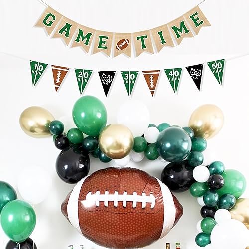 Uniwish Football Field Banner Party Decorations