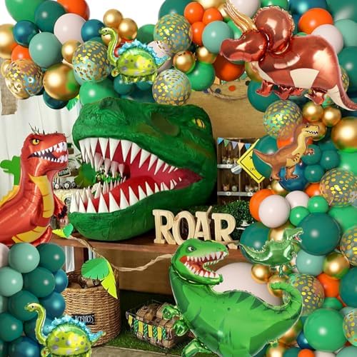 Amandir Dinosaur Balloon Garland Kit 165Pcs