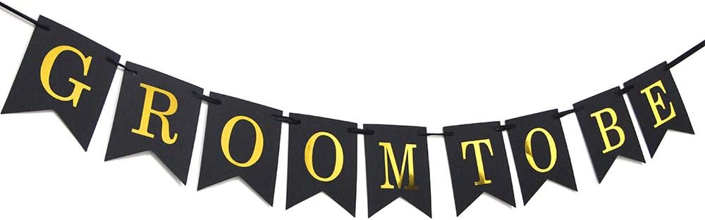 Groom To Be Swallowtail Banner Wedding Decoration