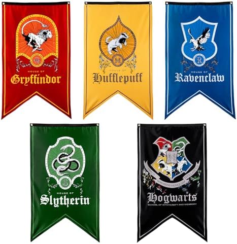 Conquest Journals Harry Potter House Flag Set