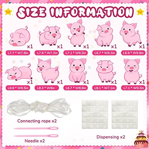Jecery Farm Animal Birthday Party Door Signs