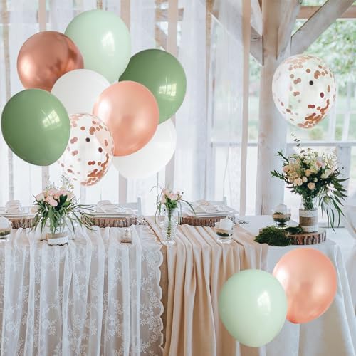 ANSOMO 12 Inch Balloons 50 Pcs Party Decorations