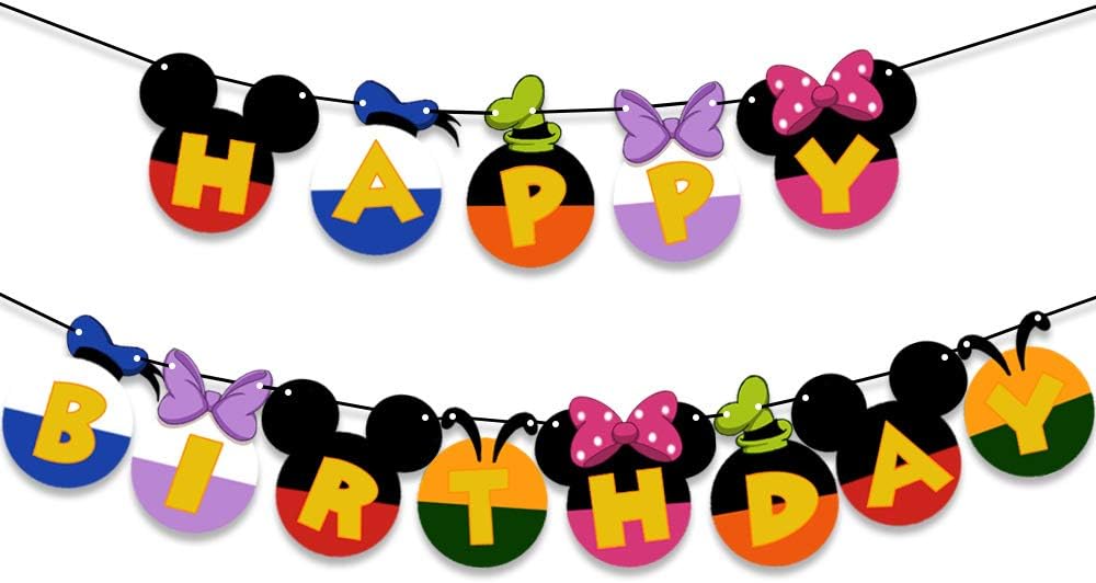 Hongkai Happy Birthday Banner Flags Decorations