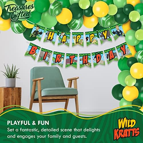 Treasures Gifted Wild Kratts Birthday Banner