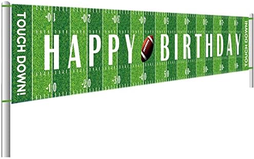 Large Football Birthday Yard Sign Banner 98x16ft